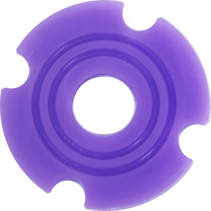 Purple Samducksa 30-tension stock grommet for the SANJUKS V6